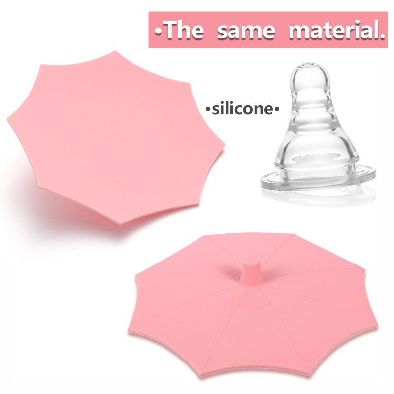 Wholesale 10pcs Creative Silicone Umbrella Covers and Silicone Cup Covers